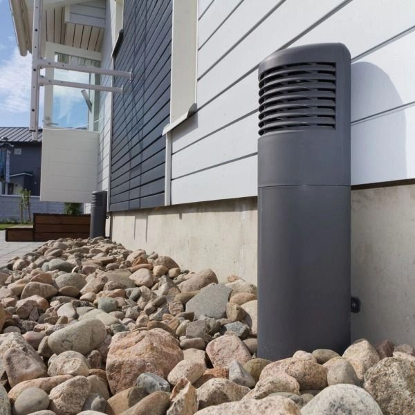 Ventilatieschacht Ross T177 - kelderventilatie - Ø 125mm Rood