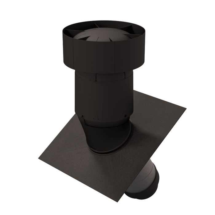 Ventus - Geïsoleerde dakdoorvoer voor schuin dak 15-55° - Ø 180/200mm