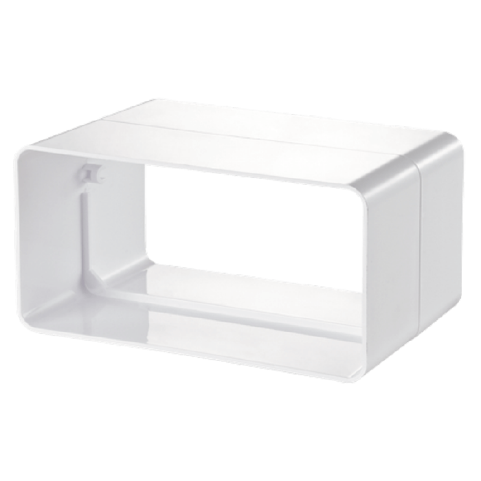 Kunststof verbinding voor kanaal 220 x 90mm