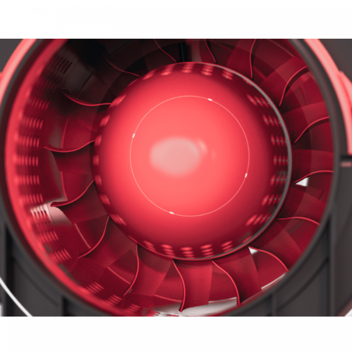 Vortice buisventilator LINEO 125 'QUIET' - aansluiting 125mm- 3 standen AAN/UIT