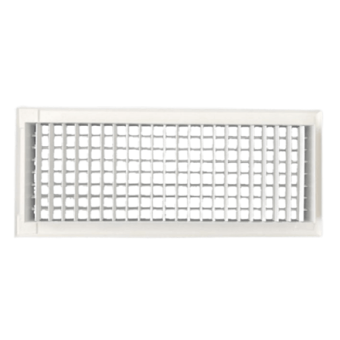 Wandrooster VTA-8110D (INBOUW) staal - 300x200mm – met dubbele instelbare schoepen