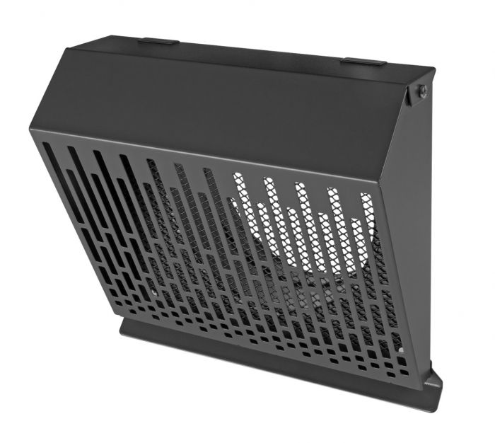 Whisper Luxe Design Gevelkap 125mm - AFVOER - GRAFIETGRIJS