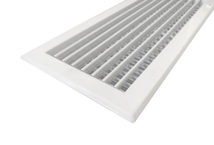 Wandrooster VTA-8110D (INBOUW) staal - 175x75mm – met dubbele instelbare schoepen
