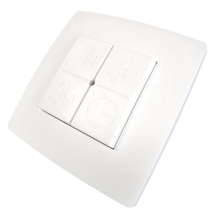 Whisper Green Line 450 - WTW - 450 m3/h - app gestuurd - wand- & plafondmontage